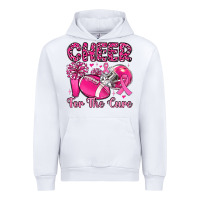 White cheer for the cure Urban Hoodie - MaliasSmallBusiness