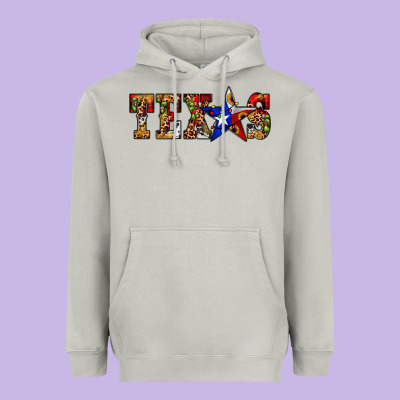 Texas Christmas Heavyweight Hoodie Designed By Jahusdesignshop