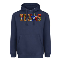 Navy texas christmas Heavyweight Hoodie - JahusDesignShop