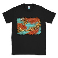 Black western leopard tooled leather background Classic Tee - Zillion Design Studio