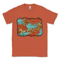 Copper western leopard tooled leather background Classic Tee - Zillion Design Studio