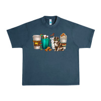 Midnight Navy australian shepherd dog coffee cups Urban Heavy Tee - texasbilliewilder