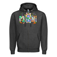 Charcoal Heather Easter Day mini Zipper Hoodie - Neo Western