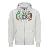 Dove Grey Easter Day mini Zipper Hoodie - Neo Western