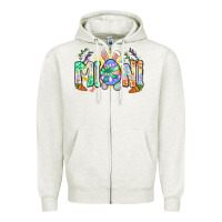 Oatmeal Heather Easter Day mini Zipper Hoodie - Neo Western