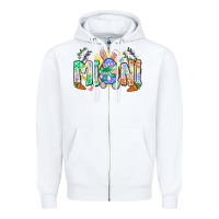 White Easter Day mini Zipper Hoodie - Neo Western