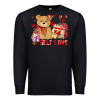 Black give you self love Premium Sweatshirt - AdoDesignShop
