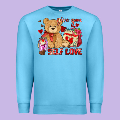 Give You Self Love Premium Sweatshirt Designed By Adodesignshop