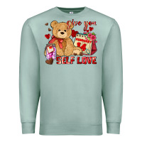Seafoam give you self love Premium Sweatshirt - AdoDesignShop