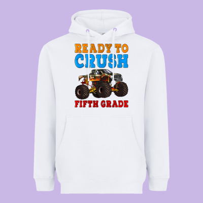 Ready To Crush Fifth Grade Heavyweight Hoodie Designed By Artiststas