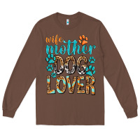 Chestnut wife mother dog lover with paws Long Sleeve Tee - texasbilliewilder