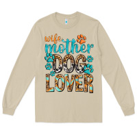 Mushroom wife mother dog lover with paws Long Sleeve Tee - texasbilliewilder