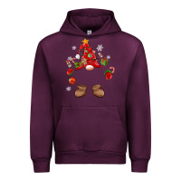 Mauve Wine custom christmas gnome Urban Hoodie - MaliasSmallBusiness