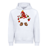 White custom christmas gnome Urban Hoodie - MaliasSmallBusiness