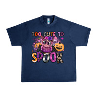 Navy wicked cute too cute to spook Urban Heavy Tee - BarkalooDesign