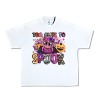 White wicked cute too cute to spook Urban Heavy Tee - BarkalooDesign