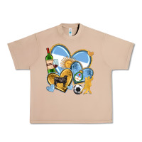 Burro argentina  hearts Urban Heavy Tee - texasbilliewilder