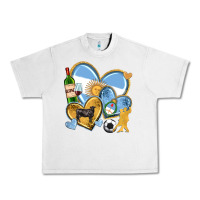 Lunar Rock argentina  hearts Urban Heavy Tee - texasbilliewilder