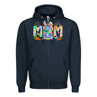 Navy Easter Day mom Zipper Hoodie - Neo Western