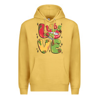 Antique Gold love juneteenth lips Premium Hoodie - MaliasSmallBusiness