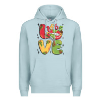 Blue Mist love juneteenth lips Premium Hoodie - MaliasSmallBusiness