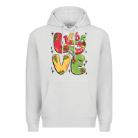 Dove Grey love juneteenth lips Premium Hoodie - MaliasSmallBusiness