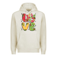 Oatmeal Heather love juneteenth lips Premium Hoodie - MaliasSmallBusiness