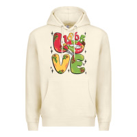Sandshell love juneteenth lips Premium Hoodie - MaliasSmallBusiness