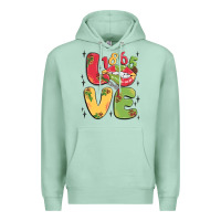 Seafoam love juneteenth lips Premium Hoodie - MaliasSmallBusiness