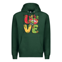 Sports Green love juneteenth lips Premium Hoodie - MaliasSmallBusiness