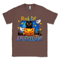 Chestnut Black Cat Apothecary Classic Tee - texasbilliewilder