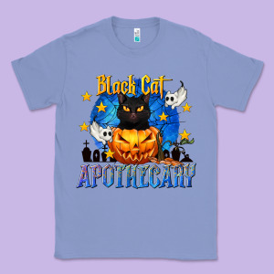 Black Cat Apothecary Classic Tee Designed By Texasbilliewilder