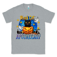 Heather Grey Black Cat Apothecary Classic Tee - texasbilliewilder
