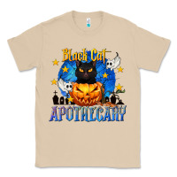 Mushroom Black Cat Apothecary Classic Tee - texasbilliewilder