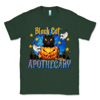 Sports Green Black Cat Apothecary Classic Tee - texasbilliewilder