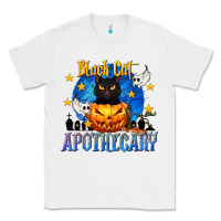 White Black Cat Apothecary Classic Tee - texasbilliewilder