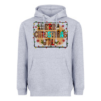 Heather Grey merry christmas y'all Heavyweight Hoodie - JahusDesignShop