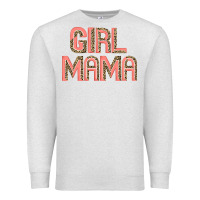 Oatmeal Heather girl mama. Premium Sweatshirt - JahusDesignShop