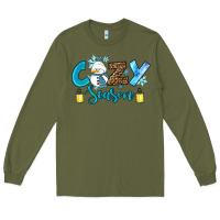 Army Green cozy season winter Long Sleeve Tee - RanaPortraitStore