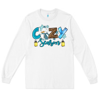 White cozy season winter Long Sleeve Tee - RanaPortraitStore