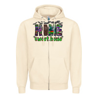 Sandshell home sweet home Zipper Hoodie - CowhideDigitalArt
