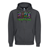 Smoke home sweet home Zipper Hoodie - CowhideDigitalArt