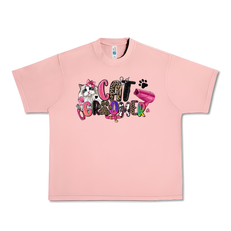 Cat Groomer Urban Heavy Tee by Zillion Design Studio | Teevron
