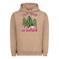 Pigment Burro very merry nurse Urban Hoodie - MaliasSmallBusiness