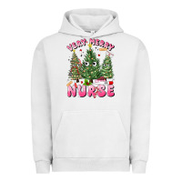 Pigment Lunar Rock very merry nurse Urban Hoodie - MaliasSmallBusiness