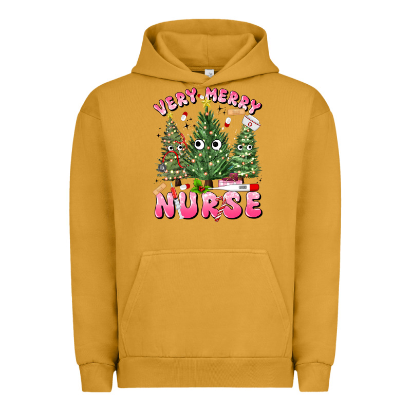 Very Merry Nurse Urban Hoodie by MaliasSmallBusiness | Teevron