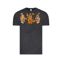 Vintage Black fall gnomies Vintage Tee - BarkalooDesign