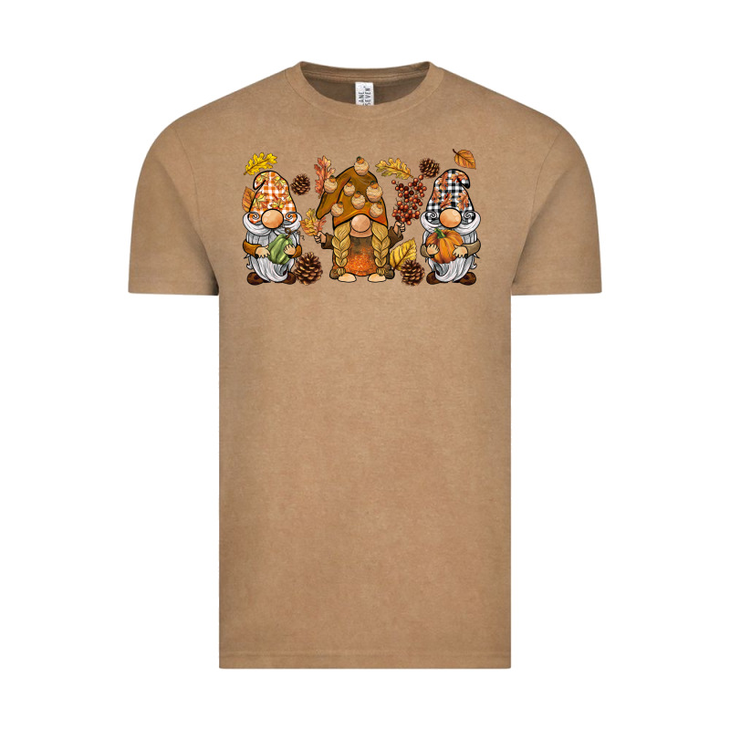 Fall Gnomies Vintage Tee by BarkalooDesign | Teevron