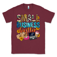 Burgundy small business hustler Classic Tee - Zillion Design Studio