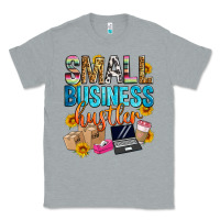 Heather Grey small business hustler Classic Tee - Zillion Design Studio
